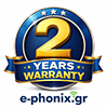 Δύο χρόνια εγγύηση e-phonix.gr